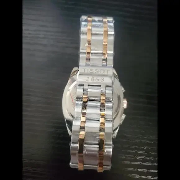 🔥NEW Tissot Couturier Tachymeter Chronograph Rose Gold Men's Watch - Picture 4 of 5